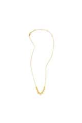 Front product shot of the Oroton Bonnie Necklace in Gold and 100% Recycled Sterling Silver for Women