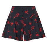Front product shot of the Oroton Dutch Tulip Skort in North Sea and 100% cotton for Women