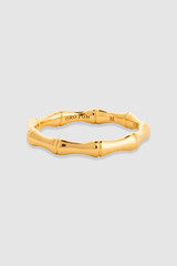 Front product shot of the Oroton Fife Ring in 18K Gold and Sustainably sourced 925 Sterling Silver for Women
