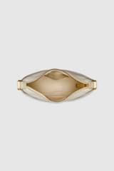 Internal product shot of the Oroton Florence Small Shoulder Bag in Clotted Cream and Smooth leather for Women