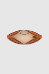 Internal product shot of the Oroton Florence Small Shoulder Bag in Cognac and Smooth leather for Women
