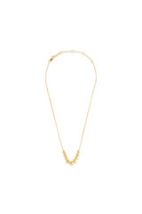 Front product shot of the Oroton Bonnie Necklace in Gold and 100% Recycled Sterling Silver for Women