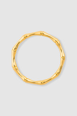Internal product shot of the Oroton Fife Ring in 18K Gold and Sustainably sourced 925 Sterling Silver for Women